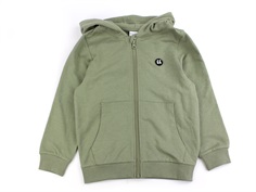 Name It oil green sweat cardigan